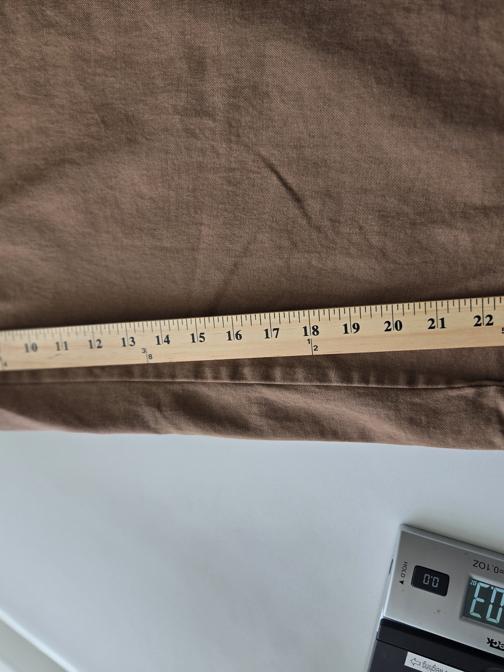 NWT Free People We The Free Laydown Chino Trousers Wide Leg Pants Brown 10 - Picture 7 of 9
